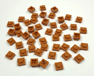50 x LEGO Platte 1x1 - Dunkel Orange - 3024 - NEU - Bild 1 von 3