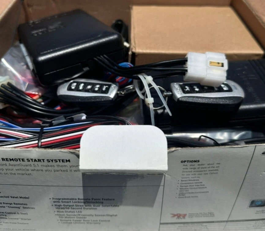 Clifford Car Car Alarm with Remote Starts Systems in Consumer