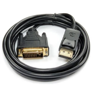 DP to dvi cable 1.8m Displayport to dvi HD cable TV monitor adapter cable - Picture 1 of 5
