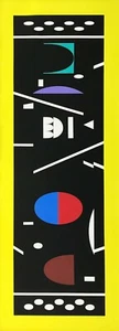 YAACOV AGAM "UNTITLED (YELLOW)" 1980 | HAND SIGNED SERIGRAPH FROM MENORAH SERIES - Picture 1 of 4