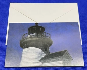 Acrylfarbe von Thomas Payne "Leuchtturm" Karte innen leer mit Umschlag Vintage - Bild 1 von 8