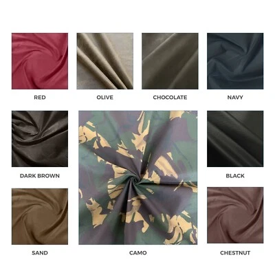 Antik Wachs Baumwolle Stoff 100 % gewachst wasserdicht atmungsaktiv antik weiche Oberfläche - Bild 1 von 4