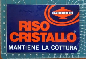 Gariboldi riso Cristallo  ADESIVO STICKER VINTAGE NEW ORIGINAL - Bild 1 von 2