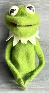 VTG 1976 Kermit The Frog Hand Puppet Jim Henson Muppets Fisher Price #860 Toys - Picture 1 of 6