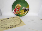 MAKING FRIENDS -Donald Zolan collector plate 7 1/2", 1985 #1663B