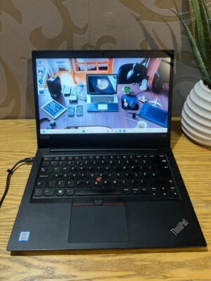 Lenovo E490 i3-8th Gen 1.60GHz. 8GB RAM, 256GB NVME, Win 11 - Image 1 of 4