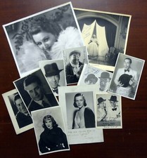 Lotto Autografi num. 11 Attori, Cantanti, Artisti anni '20 - '30 - '40 RARO!!