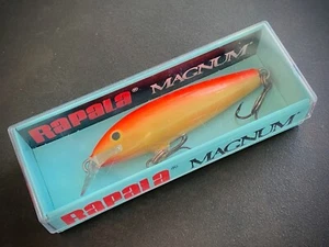 Rapala Magnum, FMAG07-GFR, 2-3/4", 1/4 Oz #3 Hooks Dives  2'-3', Gold Fluor Red  - Picture 1 of 9