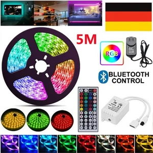 5M 12V LED Stripe Streifen RGB 5050 Leiste Dimmbar Bluetooth IP65 Lichterket DHL - Bild 1 von 11