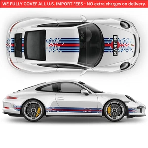 Martini Racing stripes set Pixelate style, for Carrera 1999 - 2021 - Bild 1 von 13