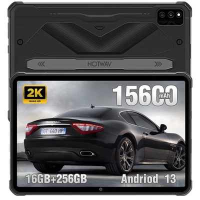 HOTWAV R6 Ultra Outdoor Tablet 15600mAh 16GB+256GB 4G-LTE Global Networ Tablet  - Bild 1 von 4