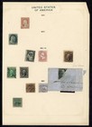 US Stamps 1851-1869 Classics: Portraits & Pictorials Mixed Cond & Cover Piece