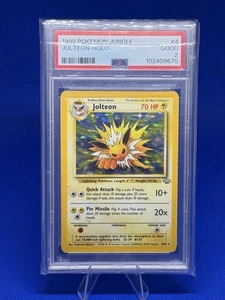 1999 POKEMON JUNGLE #4 JOLTEON-HOLO PSA 2 - Picture 1 of 2