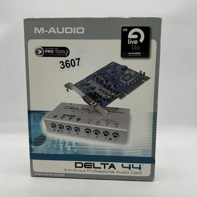 M-Audio Delta 44 MP02-00205 4-in/4-out PCI Pro Audio Interface Card 24-bit 96kHz - Image 1 of 4