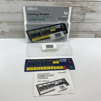 Vintage 1986 VTech Learning-Window Program Cartridge 80-0842 - Works Great - Image 1 of 4