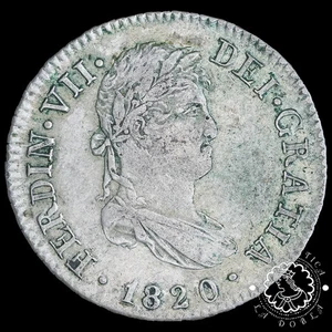 1820 - 2 REALES - Fernando VII - Madrid GJ - EBC- - Picture 1 of 2