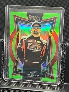 Ricky Stenhouse Jr 2025 Select Racing  - Neon Green Prizm  #29/75 # 43 Grandstan - Picture 1 of 2