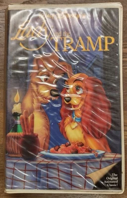 Walt Disney’s Lady and the Tramp 1955 (VHS-1987) Black Diamond Classics - Image 1 of 4