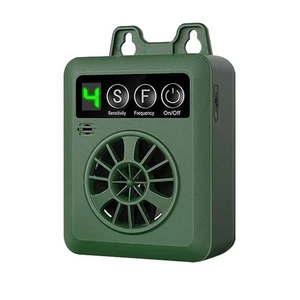 Green ABS Ultrasonic Dog Anti Barking Device Dog Training Repeller Devices - Picture 1 of 8