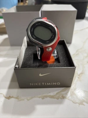 Nike Triax Fury 100 Digital Chronograph Sport Watch WR0140-813, Black/Red, 51mm - Image 1 of 4