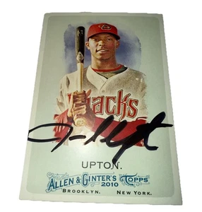 Justin Upton 2010 Allen & Ginters #82 On Card Auto Diamondbacks - Picture 1 of 2
