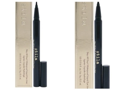 2 PACK Stila Stay All Day Waterproof Liquid EyeLiner .016 fl oz Intense Jade NIB - Image 1 of 4