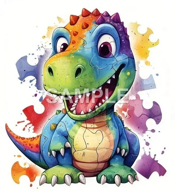 Виниловый утюг Autism Dinosaur на передачу (ПРОДАЖА) - Изображение 1 из 1