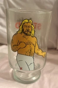 Vintage 1985 WWF Wrestling Big John Studd Glass 6-3/4" 28 oz - Picture 1 of 7