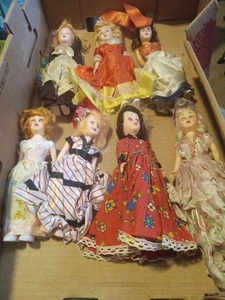 Vintage Lot Of 11 Dolls 1950s-60's - Picture 1 of 11