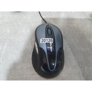 Bush AM-M206 Laser Mouse Gray Black Wired USB 5-Button Scroll Wheel Ergonomic - Picture 1 of 10