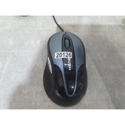 Bush AM-M206 Laser Mouse Gray Black Wired USB 5-Button Scroll Wheel Ergonomic - Image 1 of 4