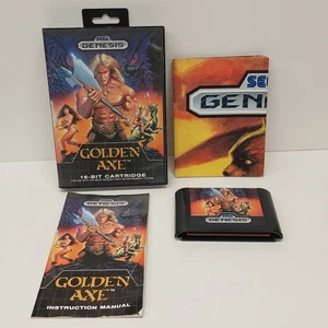 Golden Axe - Sega Genesis - 1989 CIB con póster - Envío gratuito - Imagen 1 de 12