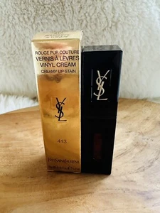 YSL Vinyl Cream Creamy Lip Stain #413 Bourgogne Alternatif Discontinued 5.5 ml - Picture 1 of 4