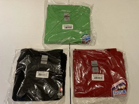 LOT OF 3 (SWEET) NHRA NATIONALS 2022 EVENT T SHIRTS ALL 3 SIZE XL Cover