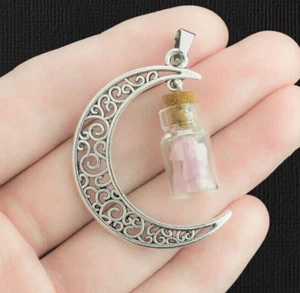 Lord Dryghten Pagan God Spirit Amulet Silver Moon & Crystal Necklace Rare Magic - Picture 1 of 2