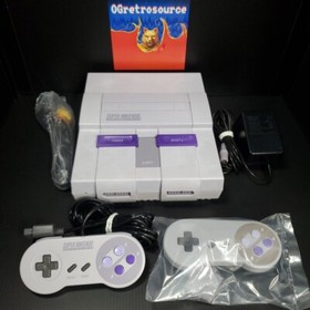 Original Super Nintendo SNES Console SNS-001 System W/2 CTR  - CPTL Restored!!