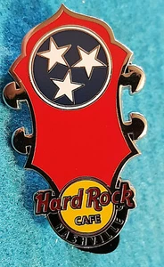 NASHVILLE CORE HEADSTOCK SERIE BANDERA DEL ESTADO DE TENNESSEE PIN HRC Hard Rock Café - Imagen 1 de 1