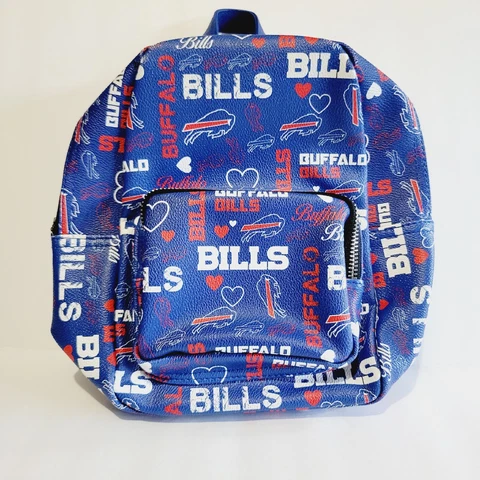 Buffalo Bills NFL Football FOCO Mini Backpack Bag 10 Inch Blue Cover