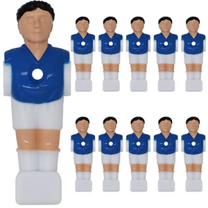 11 Tischkicker Figuren 16mm - Italien Blau Weiß - Tischfussball Kicker Spieler - Bild 1 von 9