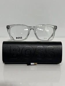 NUEVO EN CAJA Gafas Hugo Boss 1403/F KB7 Gris Transparente Unisex Acetato 53 mm - Imagen 1 de 5