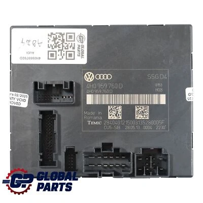Audi A8 4D Modulo Regolazione Memoria Sedile Anteriore Unità Destra 4H0959760D - Immagine 1 di 4