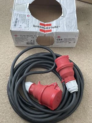 BRENNENSTUHL CEE 11KW 400V Cable 10 Metres 1167710 IP44 16A EXTENSION VAT INVOIC - Image 1 of 4