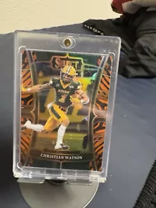 2023 Panini Select Draft Picks Christian Watson Tiger Prizm Packers SSP/Case hit - Picture 1 of 2