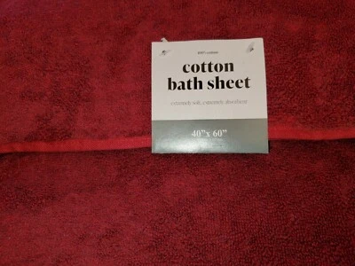 NOVO Lençol/Toalha de Banho Marrom e Preto 100% Algodão 40" X 60" por Garson Home - Imagem 1 de 2