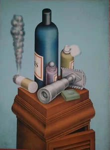 Roy Carruthers Original Stone Lithographie, Bleistift signiert und nummeriert 20/75 - Bild 1 von 7