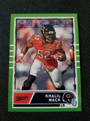 2019 Chronicles Classics #C28 KHALIL MACK Blue 91/99 Chicago Bears *CT18A - Image 1 of 2