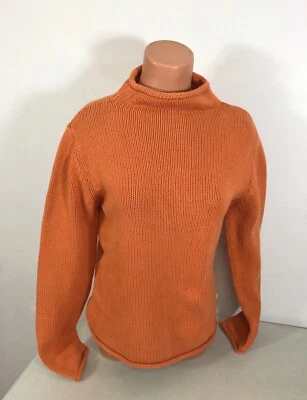 Roots Canada Orange Sweater Womens Large - Image 1 of 4