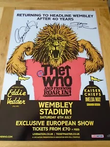 Autógrafo auténtico firmado genuino por Roger Daltrey The Who - UACC / AFTAL. - Imagen 1 de 5