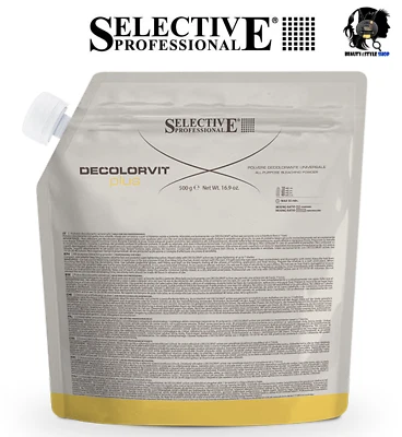 POLVERE DECOLORANTE CAPELLI SELECTIVE PROFESSIONAL DECOLORVIT PLUS 500GR 7 TONI - Bild 1 von 3