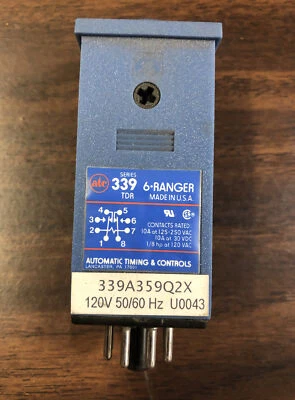ATC 0339A359Q2X TIMER SERIES 339 TDR 6-RANGER - Image 1 of 3